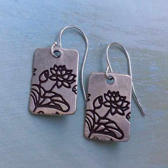 Sterling Silver Sundance Charm Earrings - Picture 2 of 8